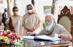 Indian PM pays tribute to Bangabandhu at Tungipara