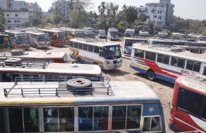 Commuters suffer as bus services remain halted for 2nd day in Rajshahi