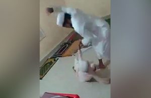 Madrasa teacher beats child mercilessly