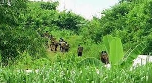 Panic in Naikhongchari border as incessant firing continues in Myanmar