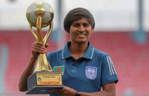 Sabina: Saff championship trophy belongs to people of Bangladesh