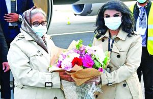 PM leaves London en route to Dhaka