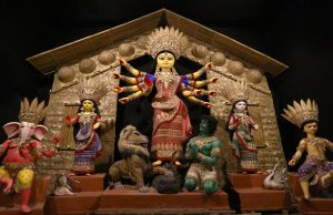 Leaving fear behind Durga appears in tribal outfit in Chittagong