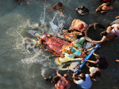 Durga Puja ends with immersion of idols