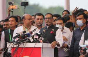Quader: BNP getting funds from foreign countries to launch anti-govt movement